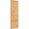 Ekena Millwork Framed Board-n-Batten Shutters w/Z-Bar, Rough Sawn Western Red Cedar, 26 7/8W x 71H, PR RBF06Z26X071RWR - alternate 3